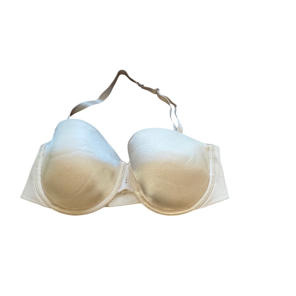 Victoria's Secret Multi-Way Bra Women 34D Beige Excellent Strapless Underwire